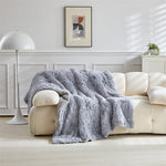 Fuzzy Throw Blanket - Microfibre Polyester Tie-Dye in 2 Sizes