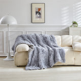 Fuzzy Throw Blanket - Microfibre Polyester Tie-Dye in 2 Sizes
