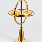 Metal Gyroscope Spinning Top with Pull Cord