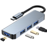 Multi-Port USB-C Hub with HDMI and Card Reader