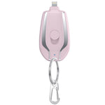 1500mAh Mini Portable Power Bank with Carabiner