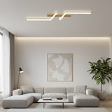 Modern Linear LED Ceiling Light with Dimmable Option
