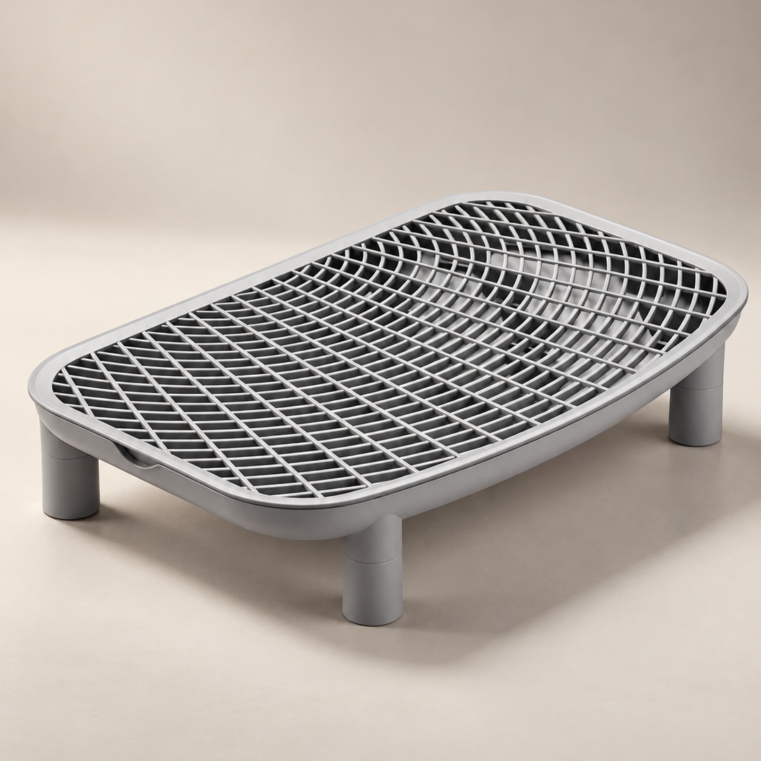 Honeycomb Cat Litter Mat With Raised Design