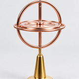 Metal Gyroscope Spinning Top with Pull Cord