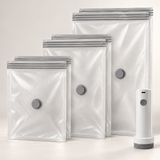 Travel Vacuum Storage Bag Set With Handheld Pump