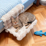 Plush Cat Hammock for Bed-, Sofa- and Window Ledges