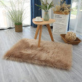 Fluffy Faux Fur Area Rug - Plush with Suede Backing