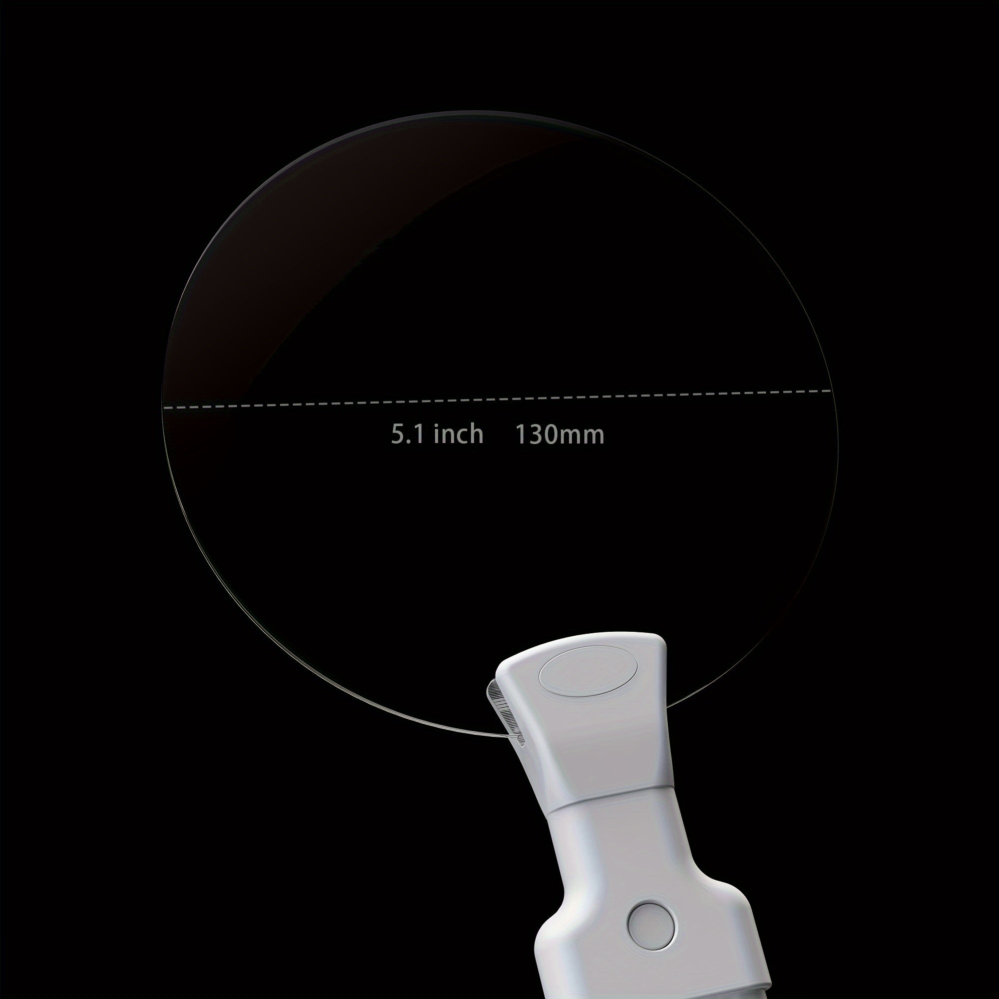 Adjustable 5X Hands-Free Magnifying Glass for Everyday Practical Use