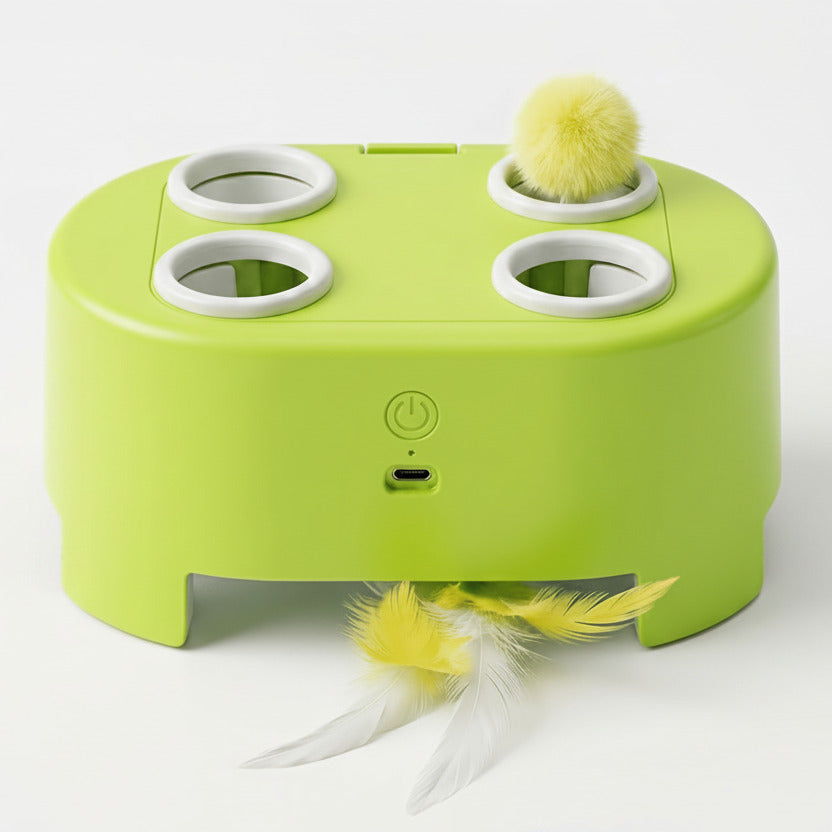 Automatic Pop-Up Cat Toy With Motion Sensor