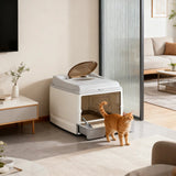 Extra Grote Enclosed Litter Box with Ventilation and Odour Bags