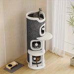 Multi-Level Cat Tree with Soft Bed, Tunnel and Scratching Post