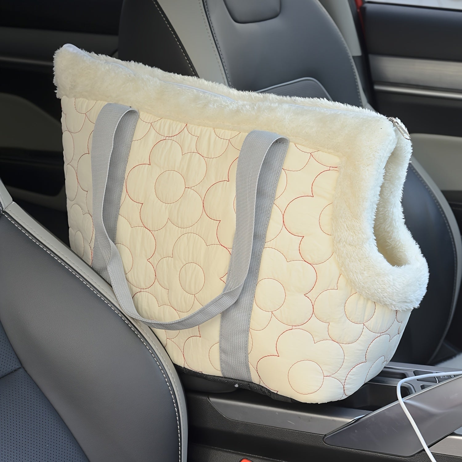 3-In-1 Pet Carrier Shoulder Bag and Car Bed
