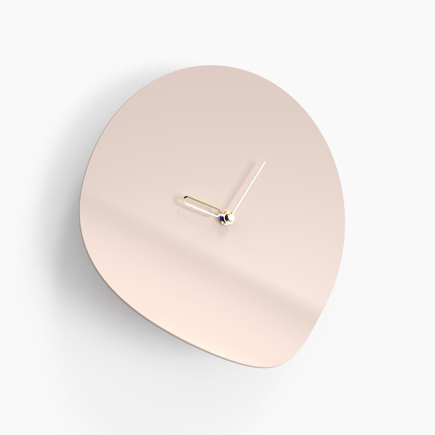 Curved Corner Wall Clock for Home Display