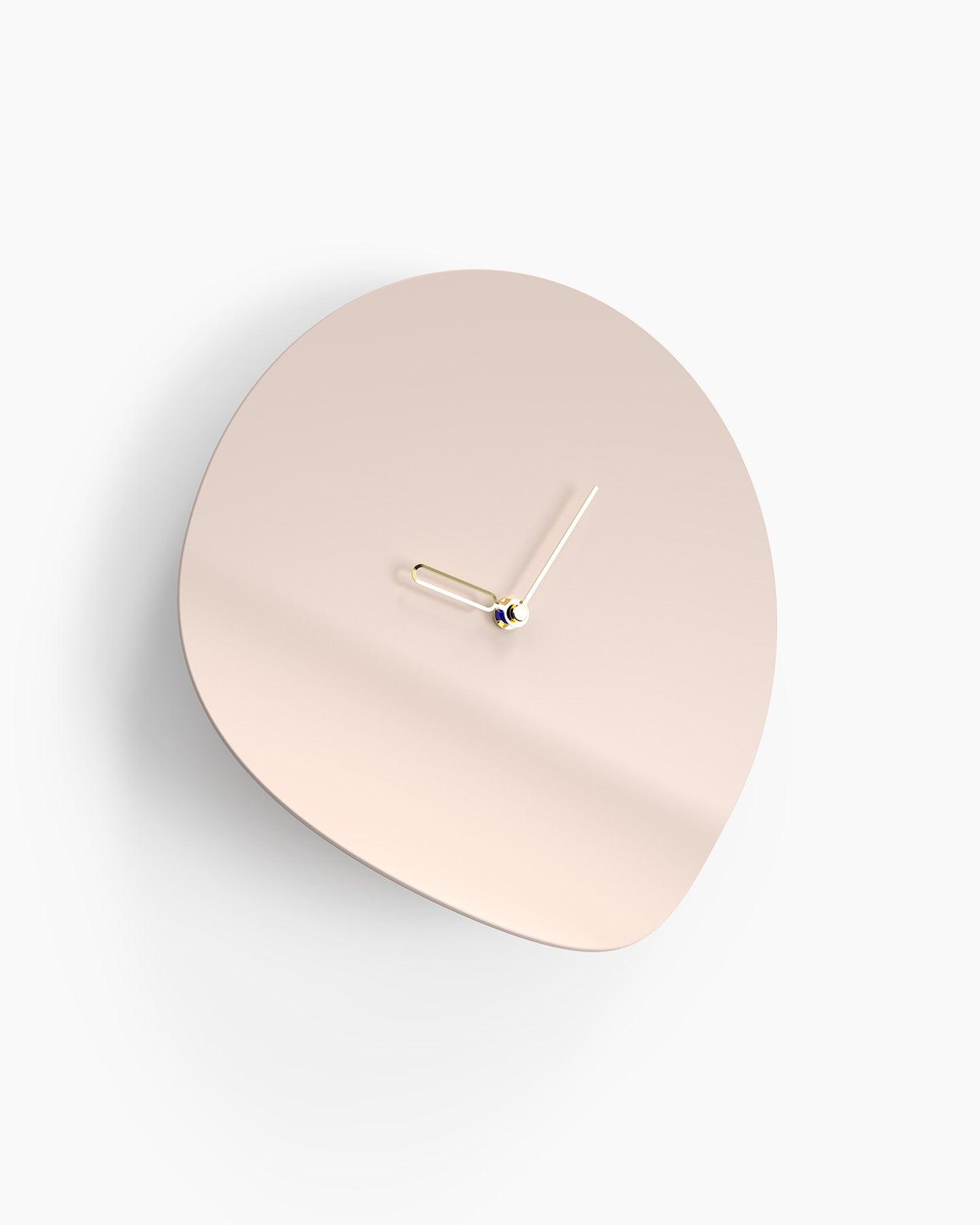 Curved Corner Wall Clock for Home Display