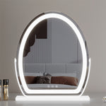 Oval LED Vanity Mirror - 3 Light Modes with Touch Dimming