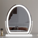 Oval LED Vanity Mirror - 3 Light Modes with Touch Dimming