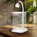 Rimless LED-Aquarium for Table with USB Power
