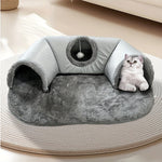 In-1 Cat Tunnel, Cat Bed and Playhouse