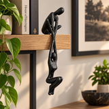 Couple Sculpture - Handmade Polystone for Modern Home Display