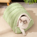 Warm Foldable Cat Cave for Small Cats and Kittens