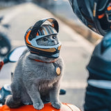 Mini Motorcycle Helmet Costume Accessory for Cats
