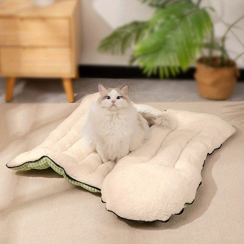 Warm Foldable Cat Cave for Small Cats and Kittens