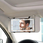 Portable LED Car Makeup Mirror for Travel