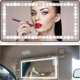 Portable LED Car Makeup Mirror for Travel