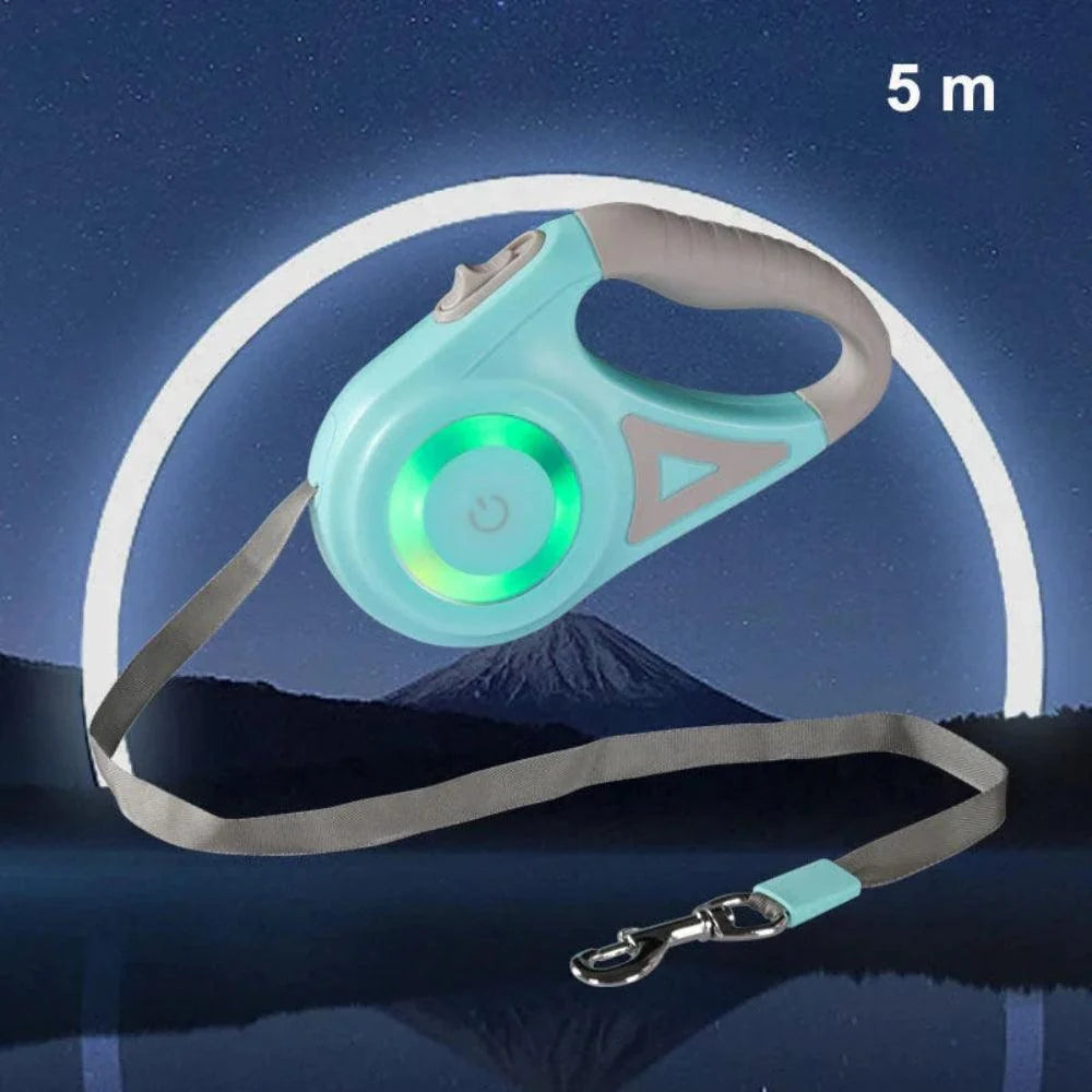 Dog Leash with LED-Lighting for Everyday Pet Care
