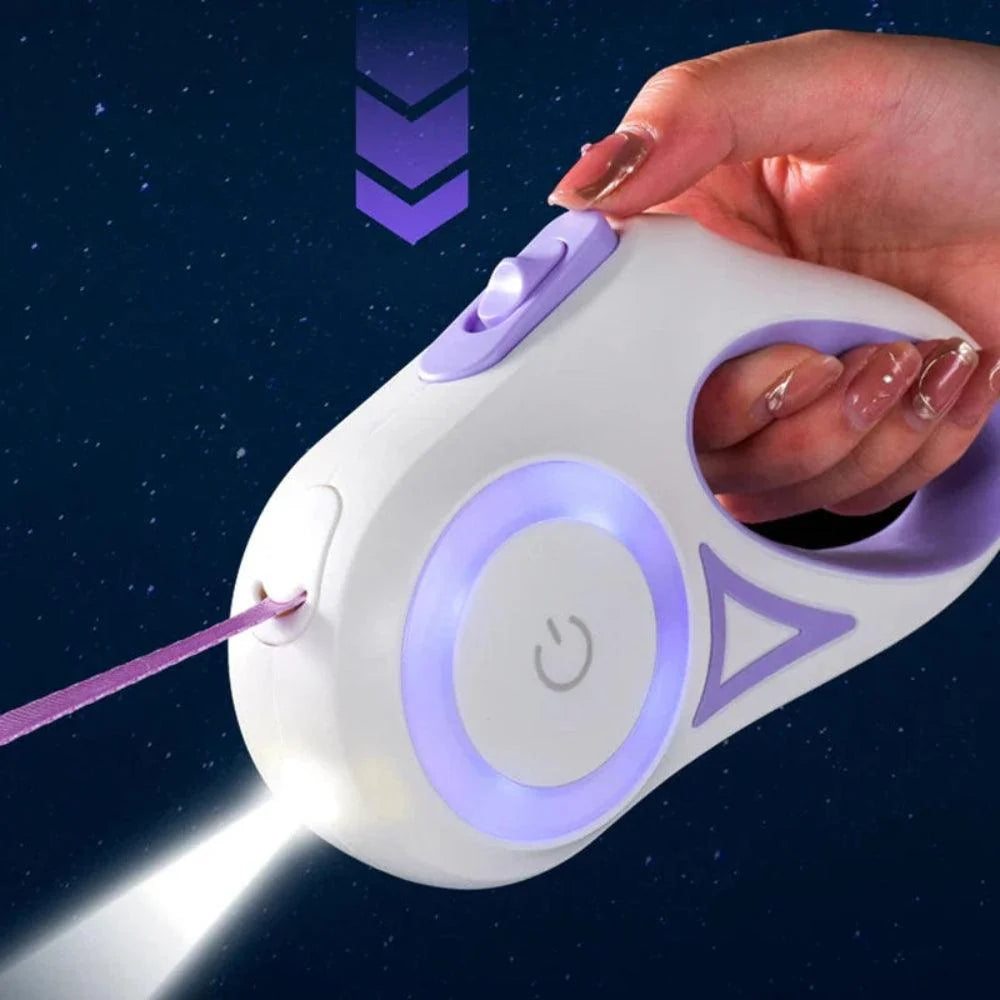 Dog Leash with LED-Lighting for Everyday Pet Care