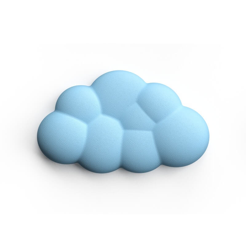 Cloud-Shaped Keyboard and Mouse Wrist Rest