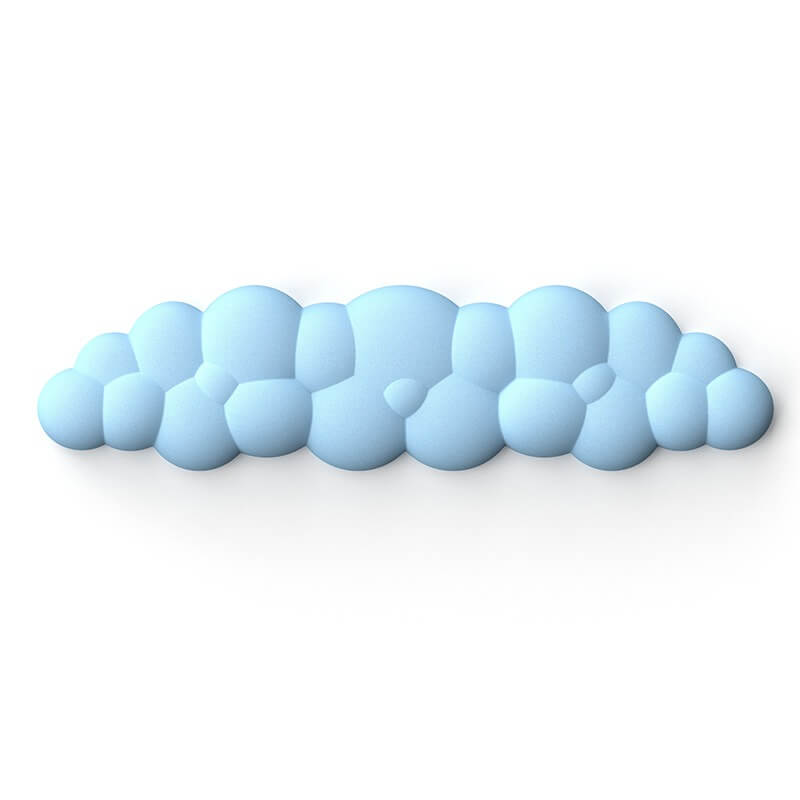 Cloud-Shaped Keyboard and Mouse Wrist Rest