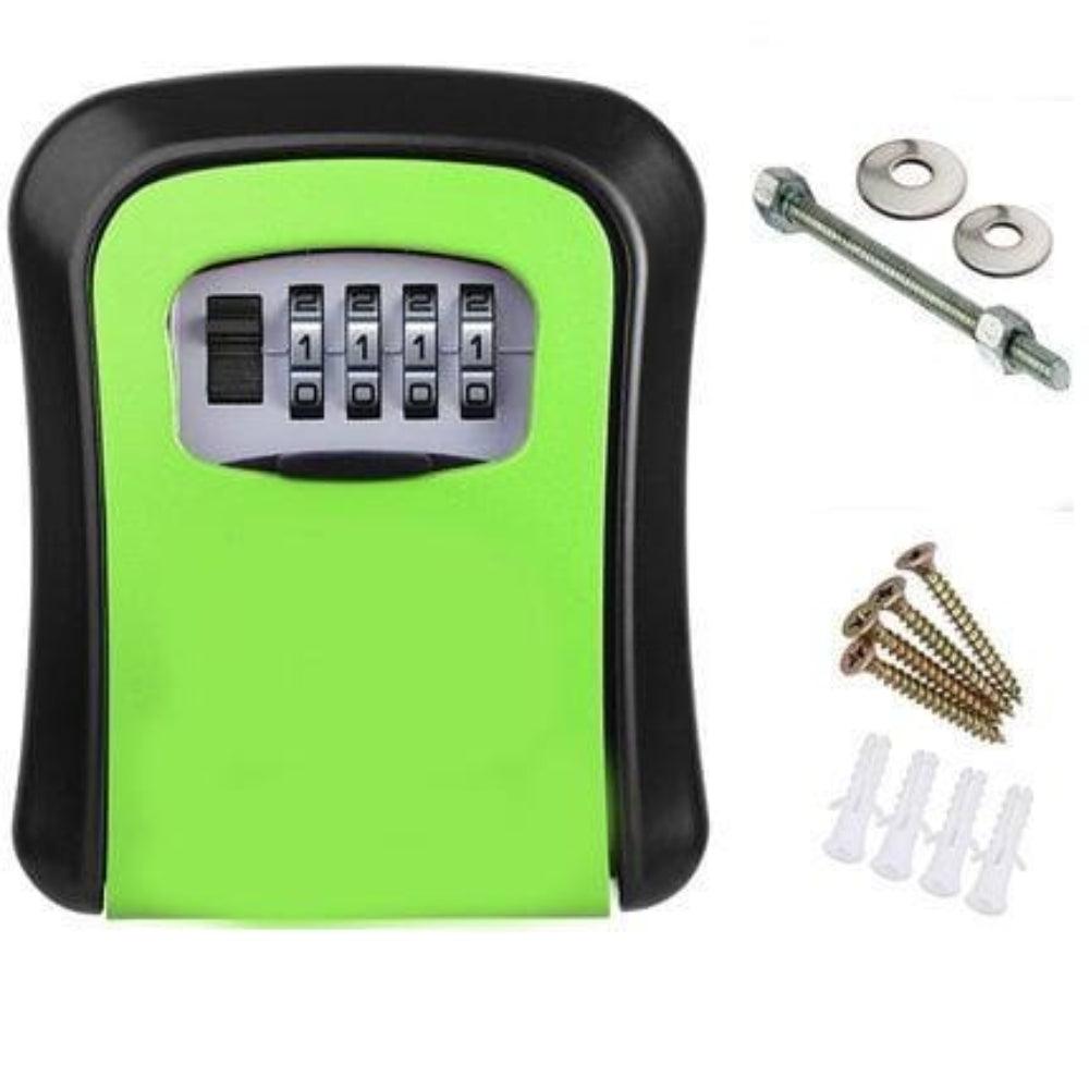 Mounted Key Safe - Steel Combination Lock