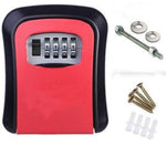 Mounted Key Safe - Steel Combination Lock