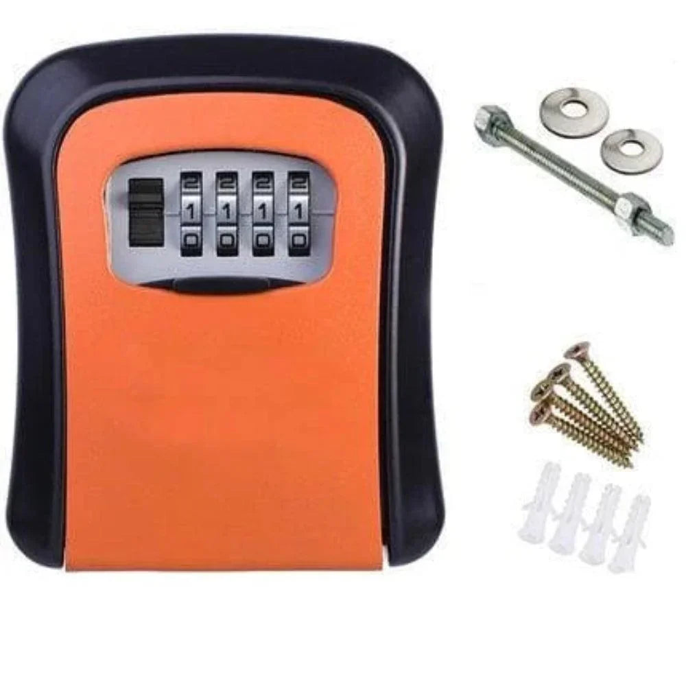 Mounted Key Safe - Steel Combination Lock