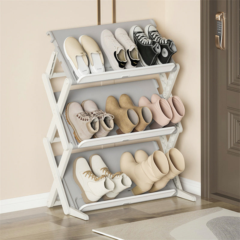 Folding Shoe Rack - 3 or 4 Tier and Two-Mode Storage
