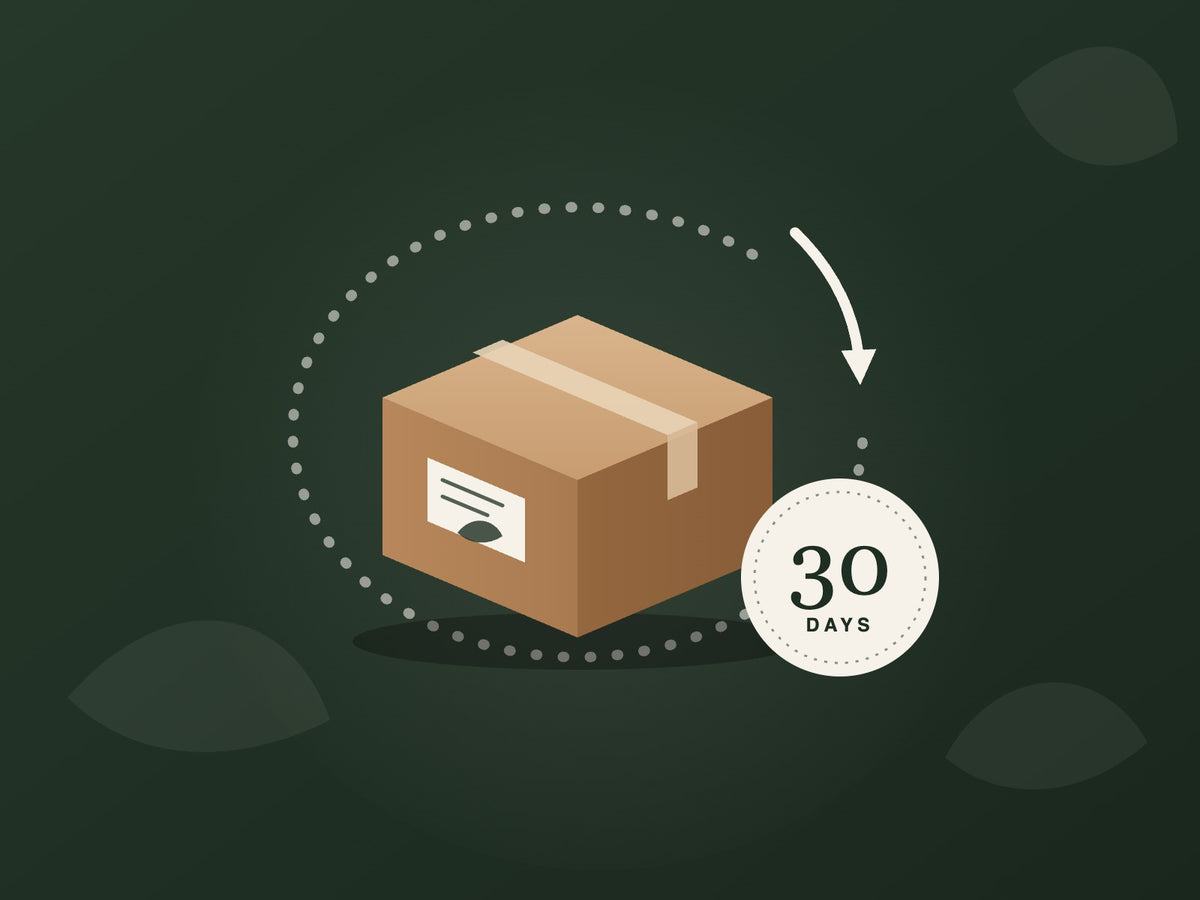 30-day easy returns at Maple & Grove