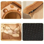 Cozy Washable Pet House for Cats and Small Dogs