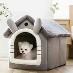Cozy Washable Pet House for Cats and Small Dogs