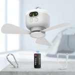 Rechargeable Hanging Camping Fan With Night Light