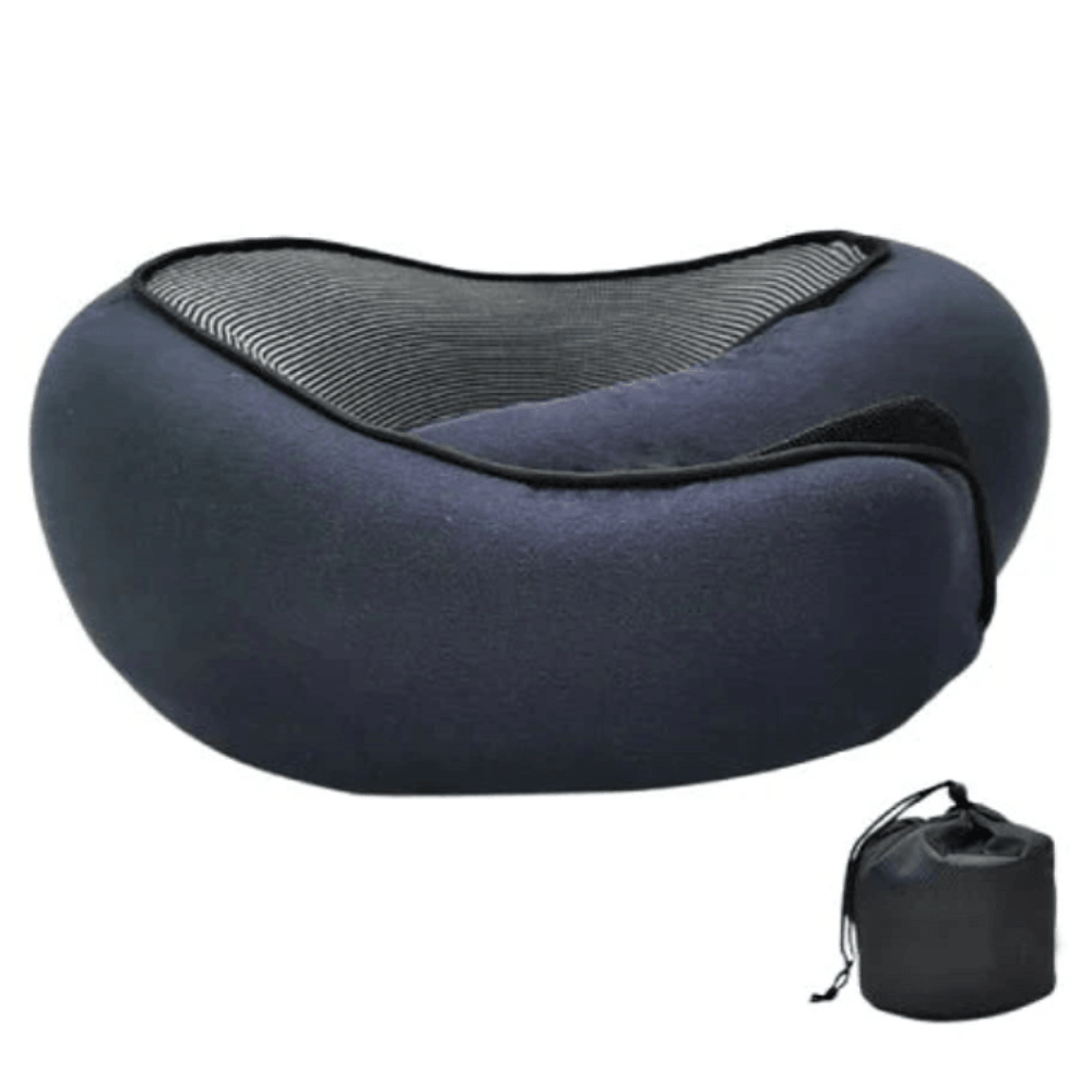 Memory Foam Travel Neck Pillow for Comfortable Journeys