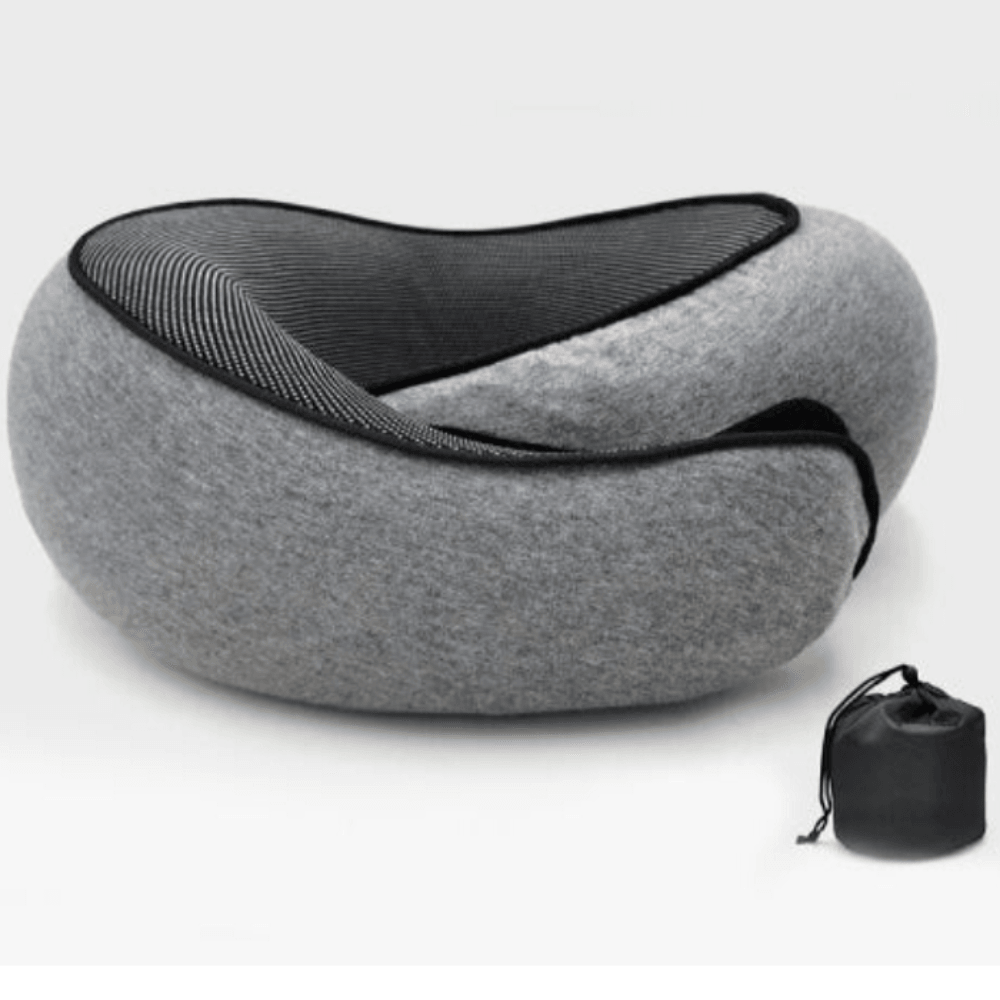 Memory Foam Travel Neck Pillow for Comfortable Journeys