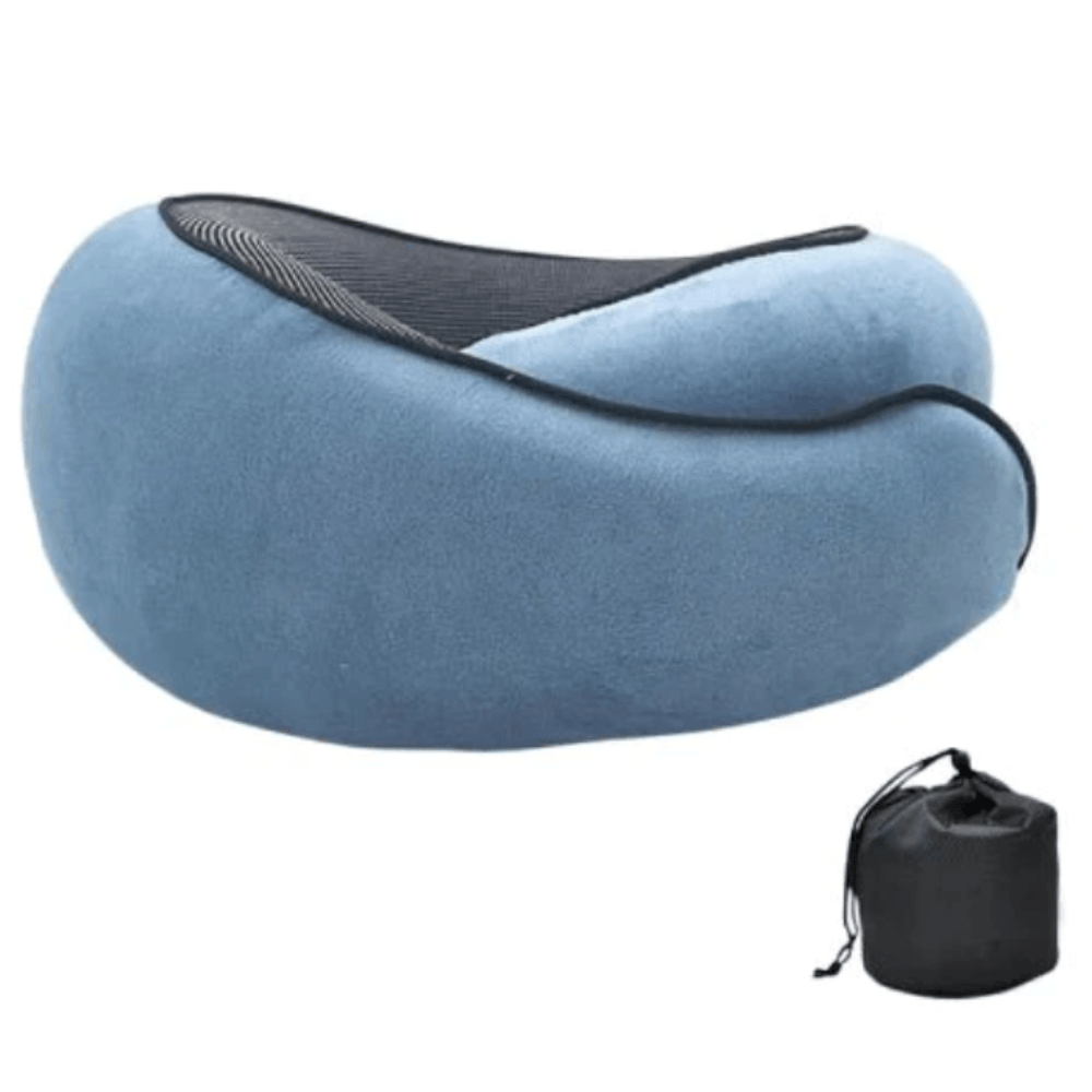 Memory Foam Travel Neck Pillow for Comfortable Journeys