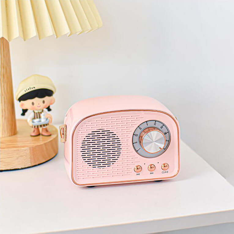 Portable Retro Bluetooth Speaker for Everyday Listening and Travel