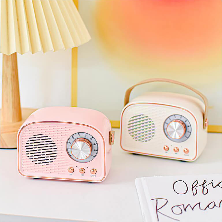 Portable Retro Bluetooth Speaker for Everyday Listening and Travel