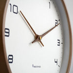 Wooden Wall Clock - Scandinavian Minimalist Design 12 Inches