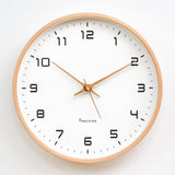Wooden Wall Clock - Scandinavian Minimalist Design 12 Inches