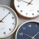 Wooden Wall Clock - Scandinavian Minimalist Design 12 Inches