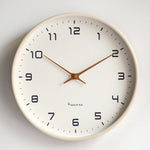 Wooden Wall Clock - Scandinavian Minimalist Design 12 Inches