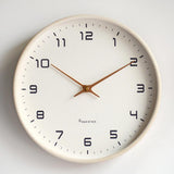 Wooden Wall Clock - Scandinavian Minimalist Design 12 Inches
